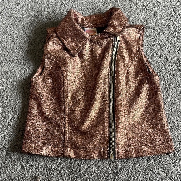 Wonder Nation Glittery Pink Vest - Picture 1 of 6
